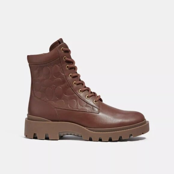 Coach Men's Citysole C Signature Boots 10 D - Picture 3 of 6